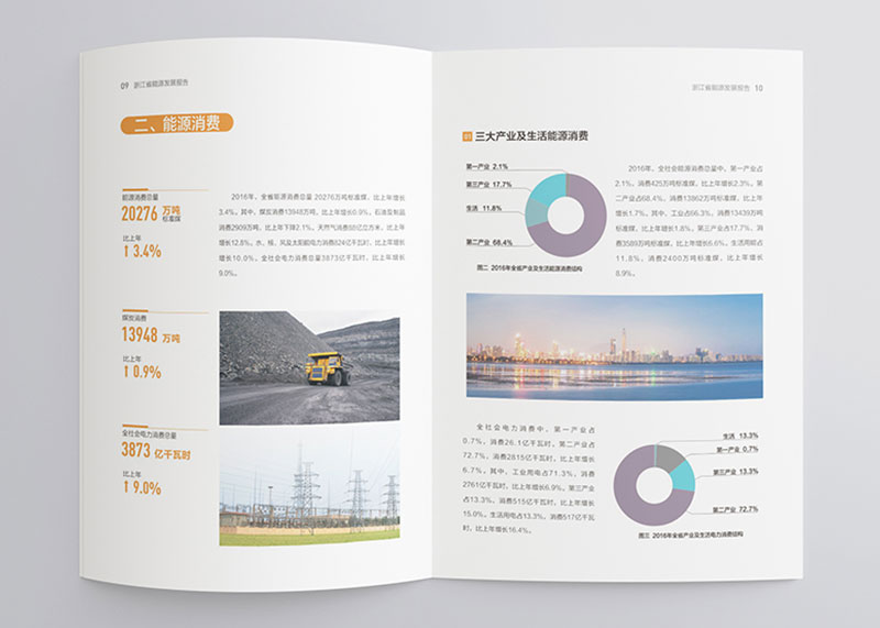 機關單位畫冊設計-浙江能源局
